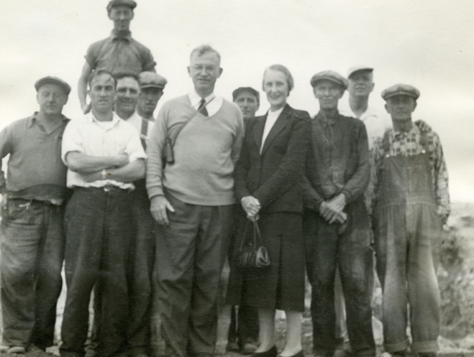 Mr. and Mrs. Brooke Claxton at Louisbourg